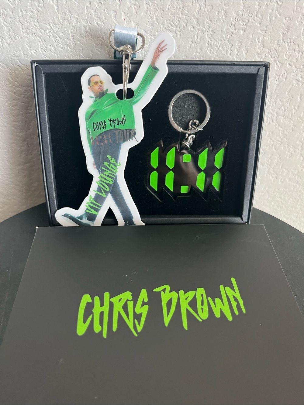 New VIP Exclusive 11:11 Tour Chris Brown Keychain